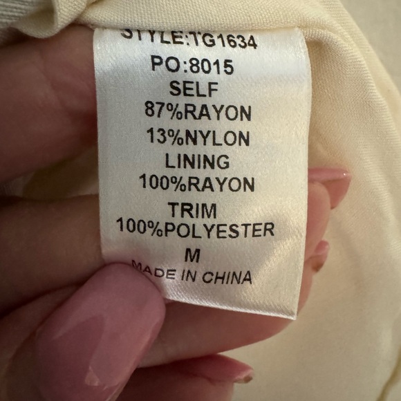 GiGiO Blue White Floral Dress Adjustable Tie Waist Boho Cottagecore Medium NWT - Picture 12 of 17